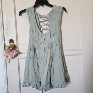 UO Raelynn Tie-Back Romper